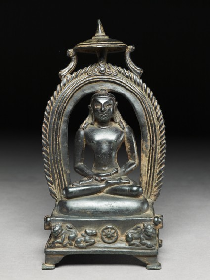 Seated figure of Rishabhanatha, the first Tirthankarafront