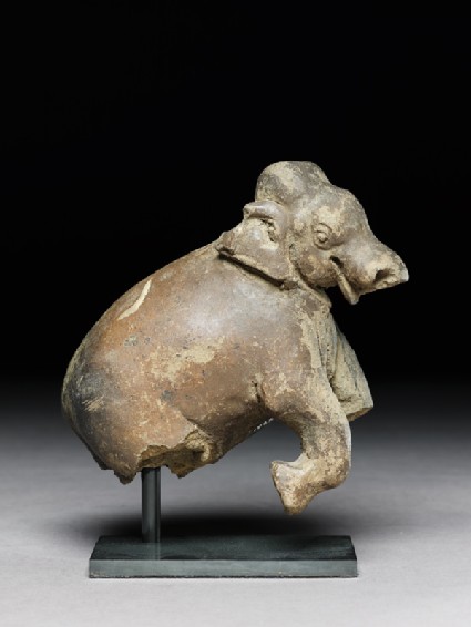 Fragmentary figure of an elephantside