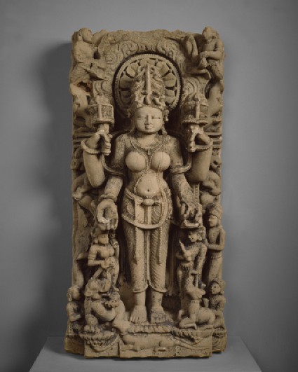 Stele with the goddess Gauri or Siddhafront
