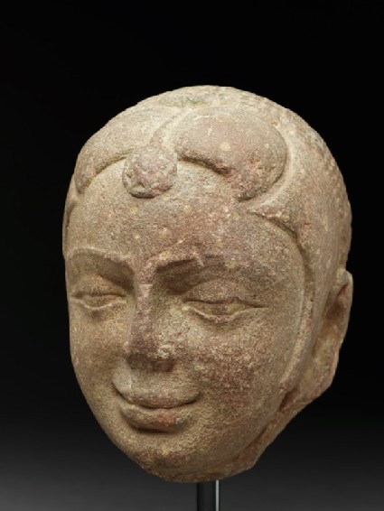 Head of a yakshi, or nature spiritside