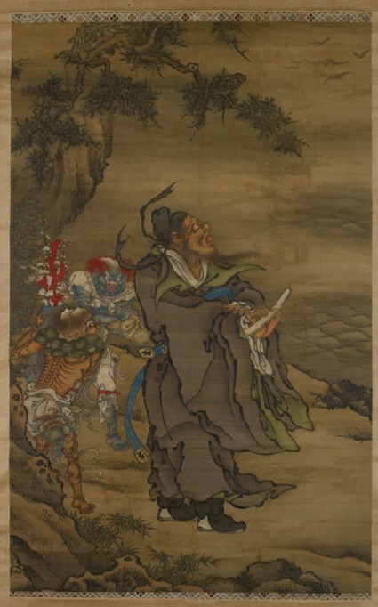 Zhong Kui the Demon Queller with Five Batsfront