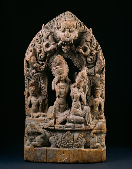 Relief depicting Indra and Indranifront