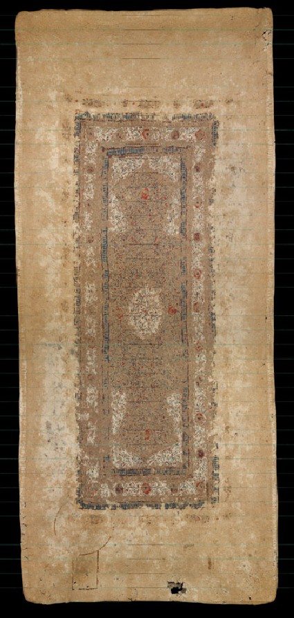 Carpet with floral designfront