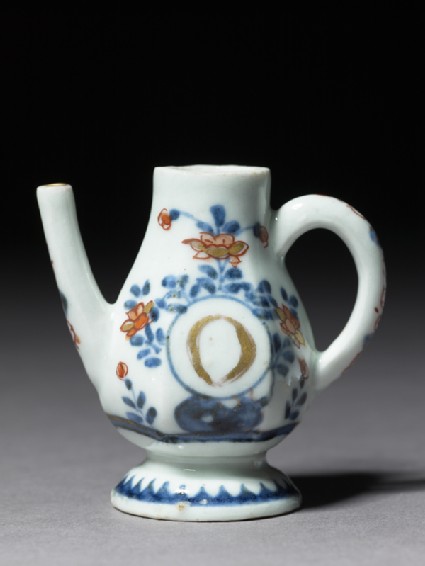 Miniature ewer marked with the letter 'O'side