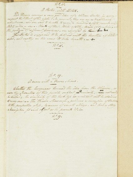 Description of A Porter with Billets and A Man with a Raree-Showfront