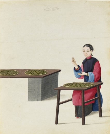 A Woman Preparing Teafront