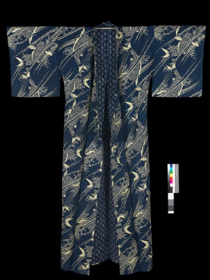 Yukata with fishfront