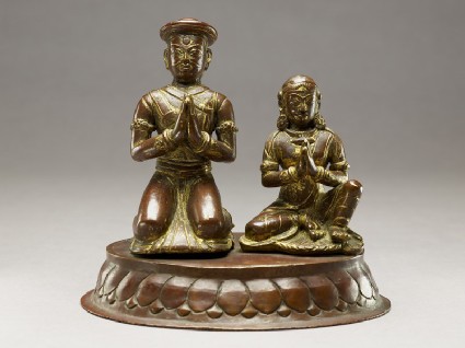 Figure of a male and female donorfront