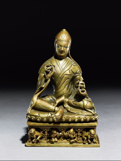 Seated figure of a lamaside