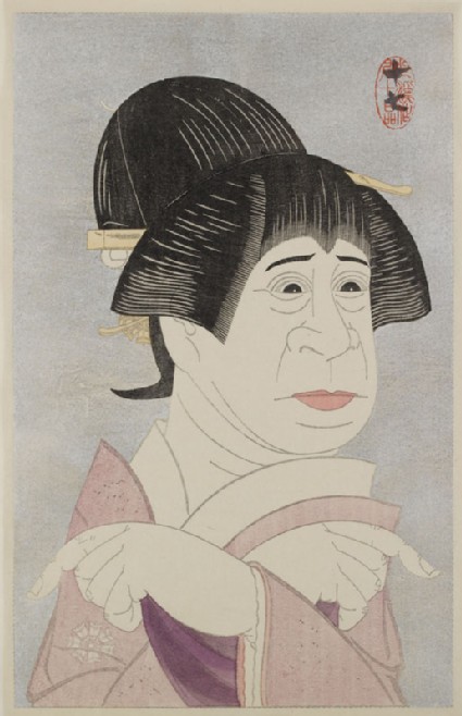 Nakamura Tomijūrō V as the lady's maid Kasanefront