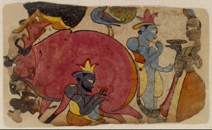 A Krishna talefront