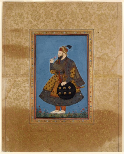 Standing portrait of Sultan Abu'l Hasan of Golcondafront