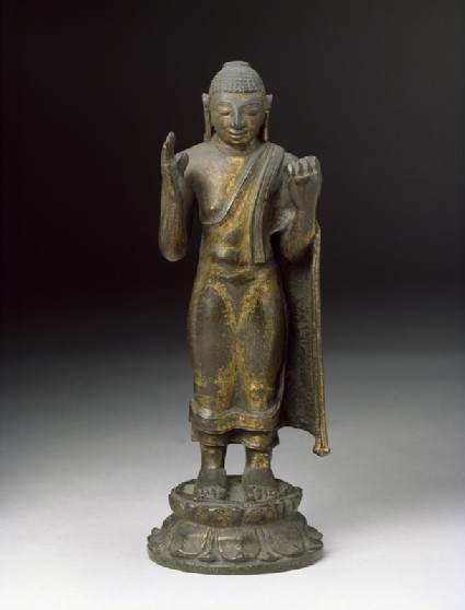 Standing figure of the Buddhafront