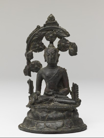 Seated figure of the Buddhafront