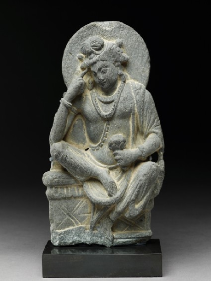 Figure of Avalokiteshvara in pensive posefront