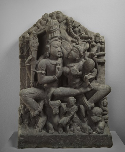 Figure of Shiva and Parvati (Uma-Maheshvara)front