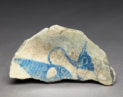 Base fragment of a bowl with birdfront