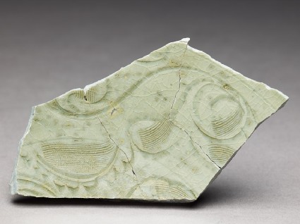 Greenware sherd with incised decorationfront