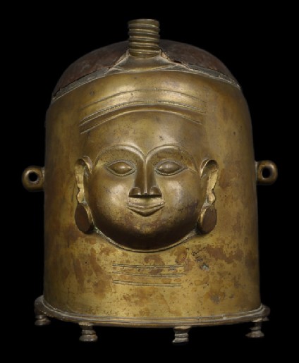 Linga cover with the face of Shivafront