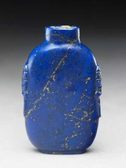 Lapis lazuli snuff bottleside