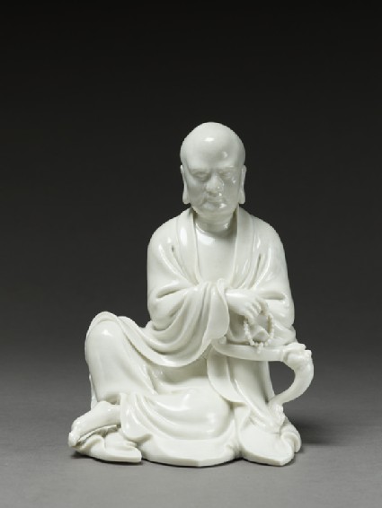 Seated figure of the Buddhist disciple Lohanfront