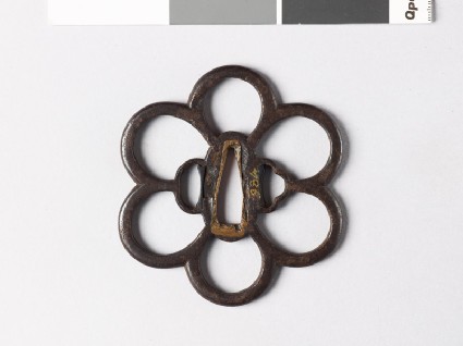 Tsuba in the form of a flowerfront