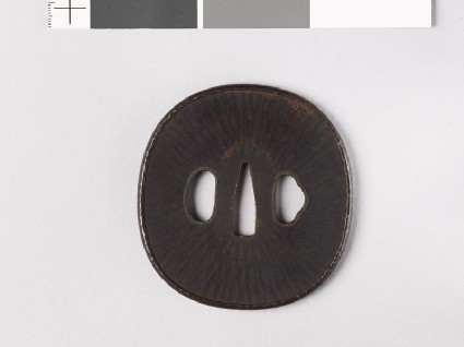 Tsuba with radial linesfront