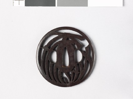 Tsuba with noshi, or auspicious abalonefront