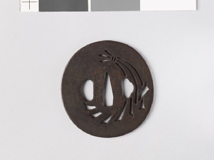 Tsuba with noshi, or auspicious abalonefront