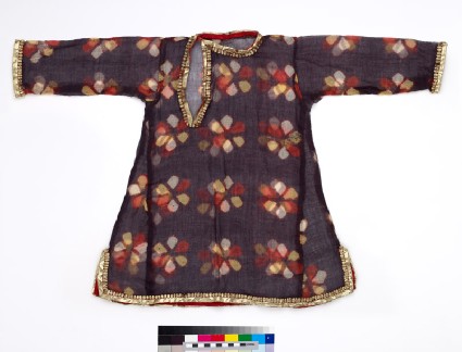 Child's tunic with flowersfront