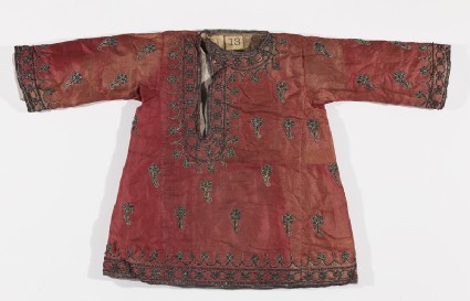 Child's tunic with flowersfront