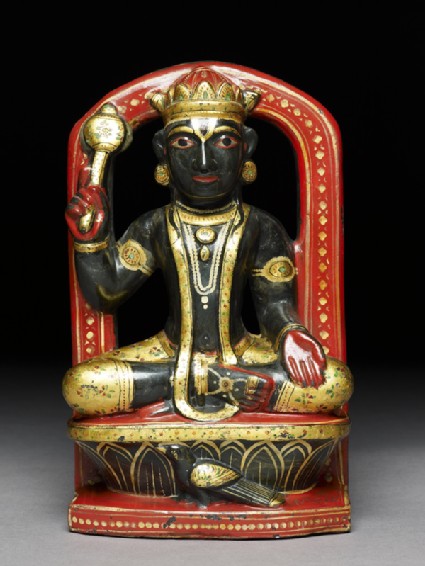 Soapstone figure of Ketu, an astrological figurefront