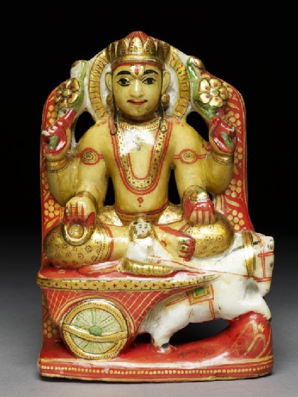 Soapstone figure of Aditya, or Sunfront