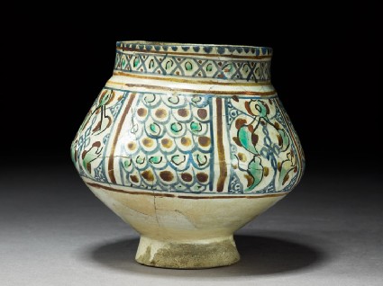 Vase with pseudo-inscriptionside