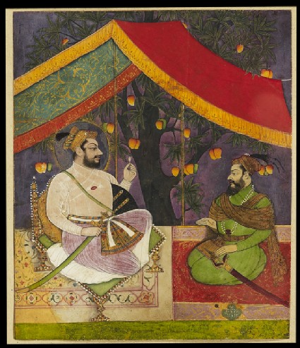 Sultan Ali Adil Shah II in campfront