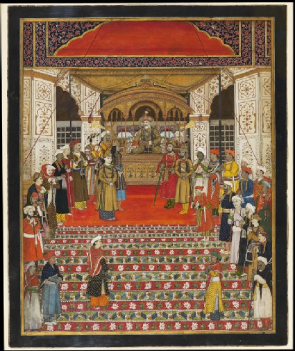 Durbar of Emperor Akbar Shah IIfront