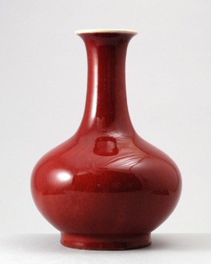 Vase with copper-red glazefront
