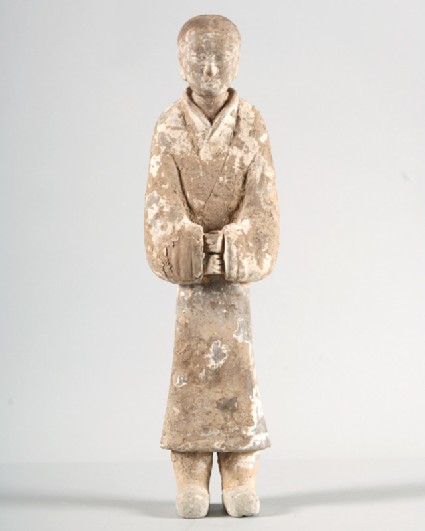 Figure of a male attendantfront