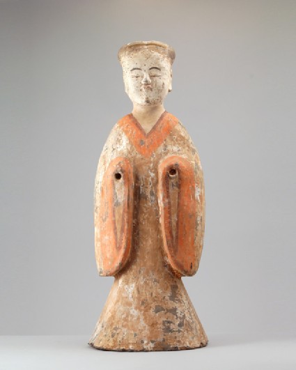 Figure of a female attendantfront