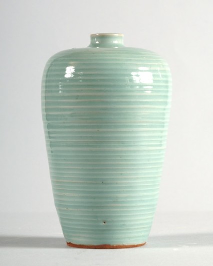 Greenware meiping, or plum blossom, vasefront