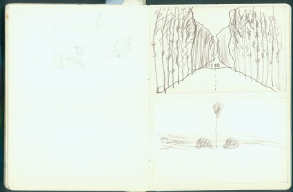 Sketchbook of northern Chinese landscapesfront