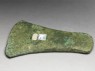Copper celt, or axe head, from the Copper Hoard Culture (oblique)