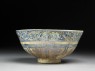 Bowl with bird and peonies (side)