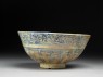 Bowl with bird and peonies (side)