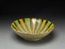 Bowl with radial decoration (oblique)
