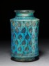 Albarello, or storage jar, with tear-drop shapes (side)