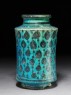 Albarello, or storage jar, with tear-drop shapes (side)