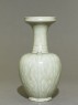 Greenware vase with floral decoration (side)