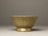 Five-lobed greenware stem cup (side)