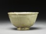 Greenware bowl with lobed rim and sides (side)